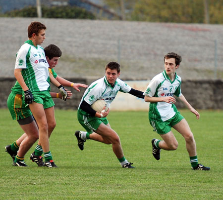 Action from the minor league game against Ardara.