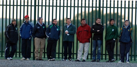 Action from the minor league game against Ardara.