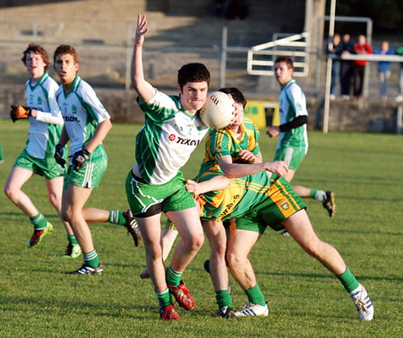 Action from the minor league game against Ardara.