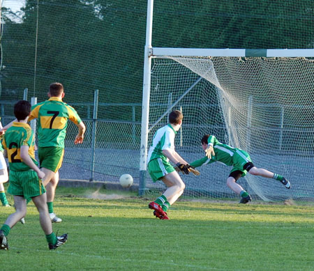 Action from the minor league game against Ardara.