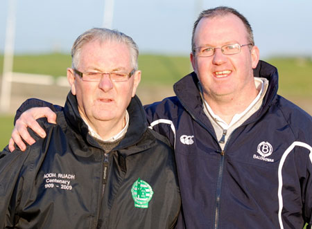 Action from the minor league game against Ardara.