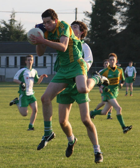 Action from the minor league game against Ardara.