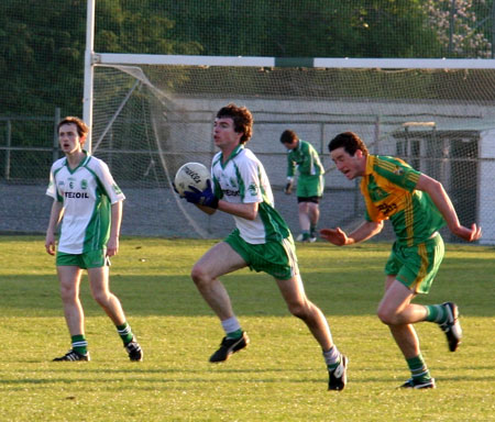 Action from the minor league game against Ardara.