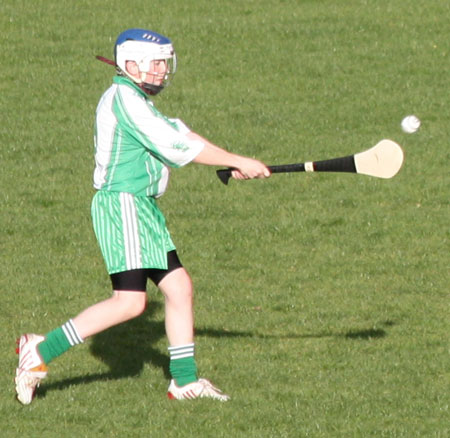 Action from the under 14 league final.