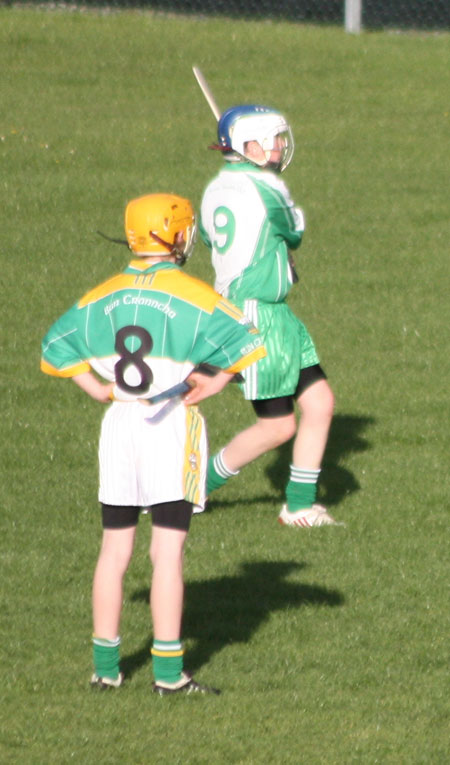 Action from the under 14 league final.