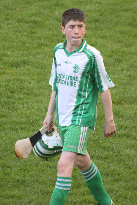 Action from the under 14 league final.