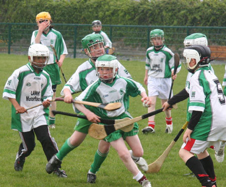 Action from the under 14 Ulster File final.