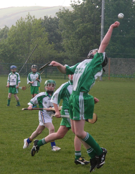 Action from the under 14 Ulster File final.