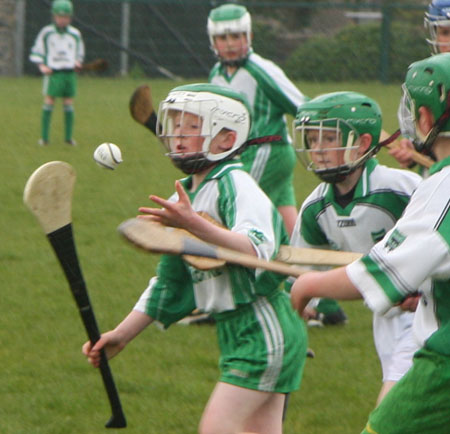 Action from the under 14 Ulster File final.