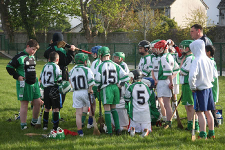 Action from the under 14 Ulster File final.