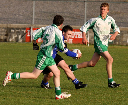 Action from the under 14 league game against Four Masters.