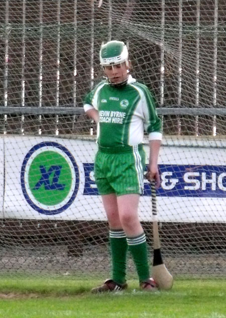 Action from the under 14 Donegal hurling championship final.