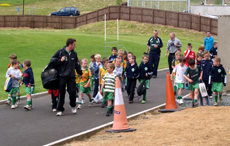 Action from the under 8 blitz in Letterkenny.