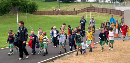 Action from the under 8 blitz in Letterkenny.