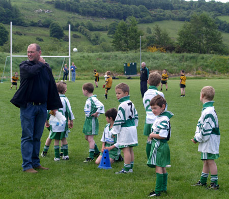 Action from the under 8 blitz in Letterkenny.