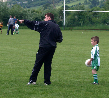 Action from the under 8 blitz in Letterkenny.