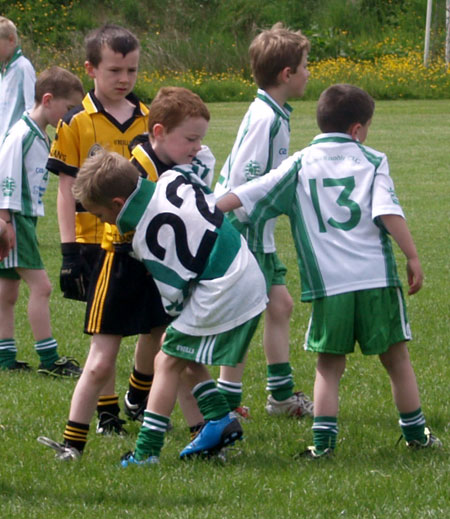Action from the under 8 blitz in Letterkenny.