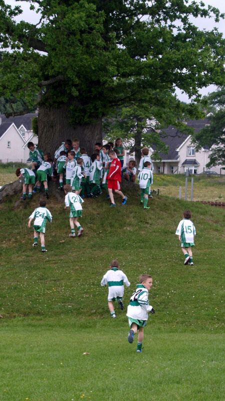 Action from the under 8 blitz in Letterkenny.