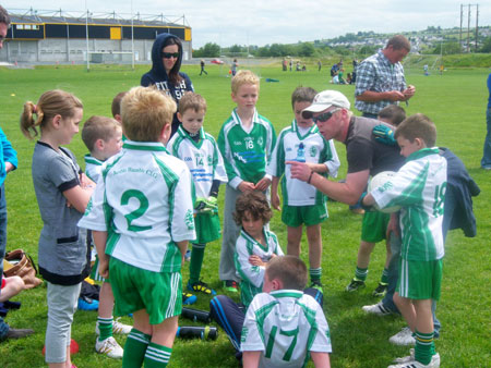 Action from the under 8 blitz in Letterkenny.