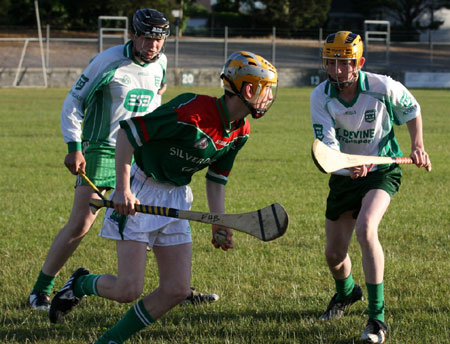 The Aodh Ruadh under 8 hurlers in Letterkenny.