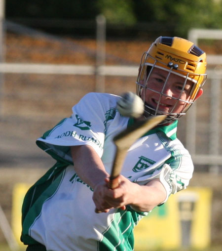 The Aodh Ruadh under 8 hurlers in Letterkenny.