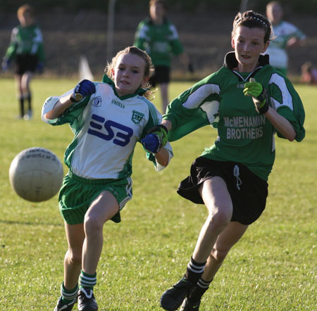 Action from the under 14 county semi final against MacCumhaill\'s.