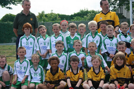 Action from the under 8 blitz against Saint Eunan.