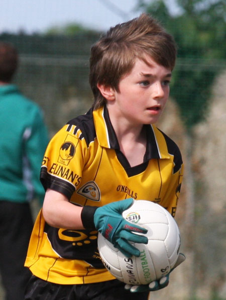 Action from the under 8 blitz against Saint Eunan.