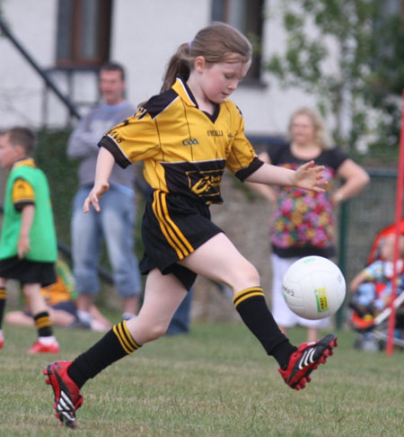 Action from the under 8 blitz against Saint Eunan.