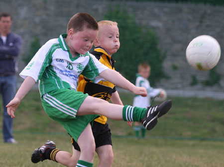 Action from the under 8 blitz against Saint Eunan.