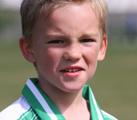 Action from the under 8 blitz against Saint Eunan.