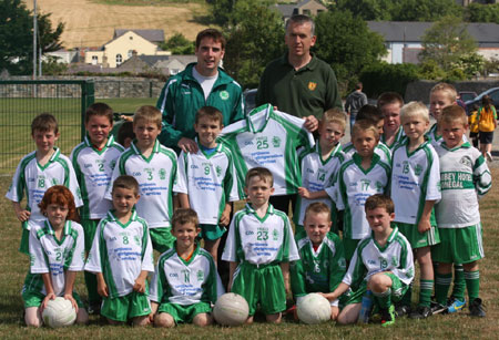 Action from the under 8 blitz against Saint Eunan.