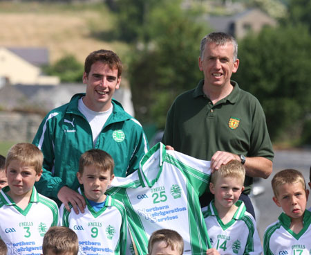 Action from the under 8 blitz against Saint Eunan.