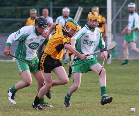 The Aodh Ruadh under 16 hurlers take on Saint Eunans.