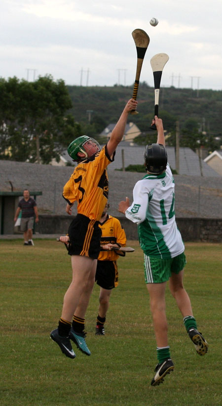 The Aodh Ruadh under 16 hurlers take on Saint Eunans.