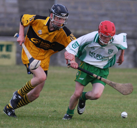 The Aodh Ruadh under 16 hurlers take on Saint Eunans.