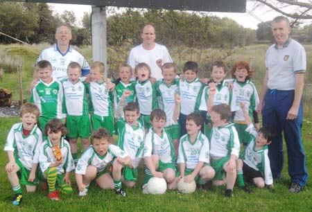 The Aodh Ruadh under 8 team which faced Ardara.
