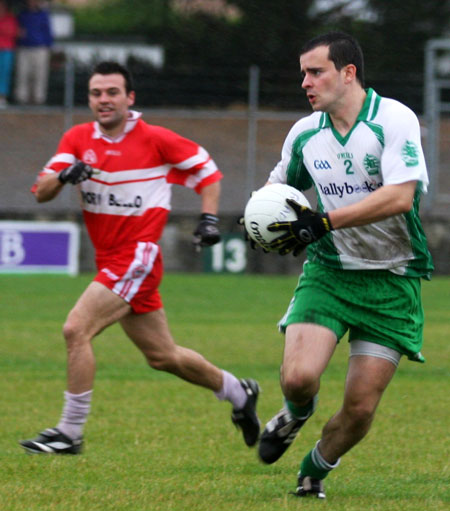 Action from the senior division two match Glenfin.