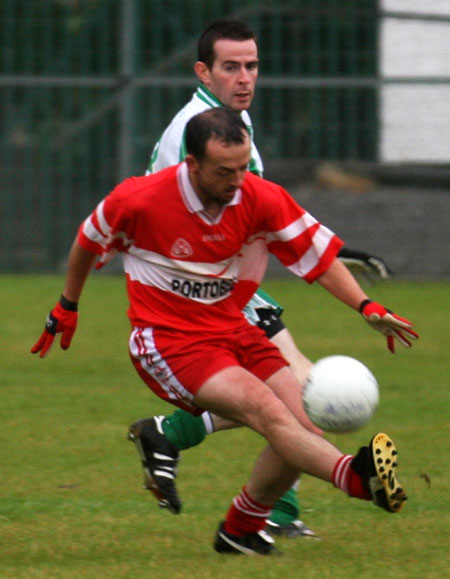 Action from the senior division two match Glenfin.