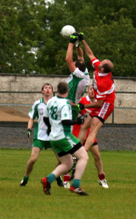 Action from the senior division two match Glenfin.