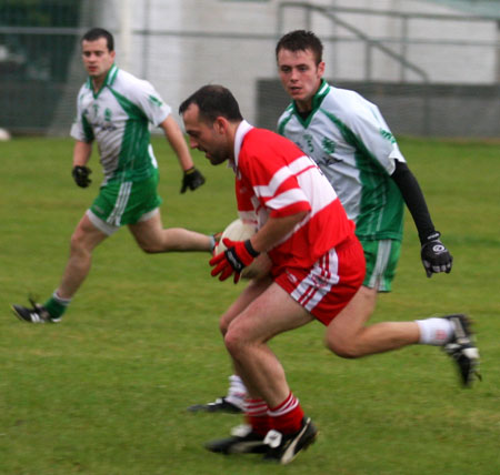 Action from the senior division two match Glenfin.