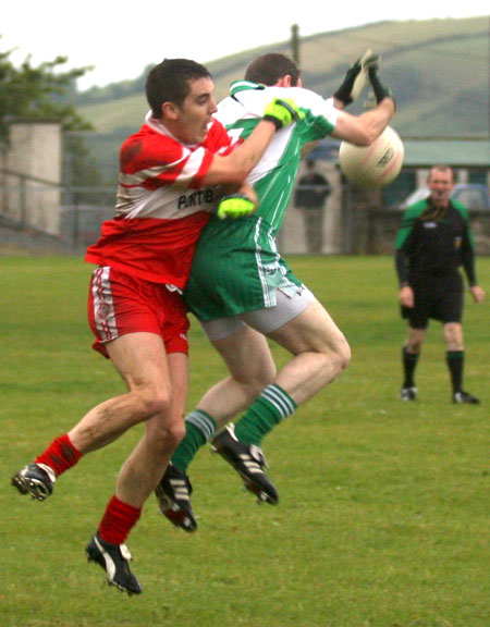 Action from the senior division two match Glenfin.