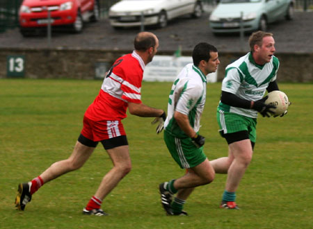 Action from the senior division two match Glenfin.