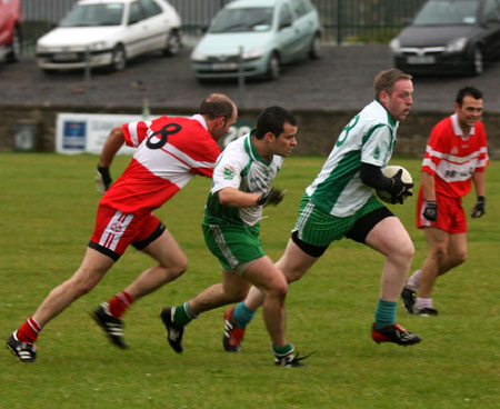 Action from the senior division two match Glenfin.