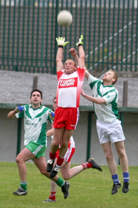 Action from the senior reserve division two match against Glenfin.