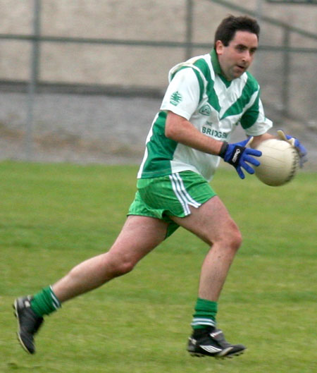 Action from the senior reserve division two match against Glenfin.