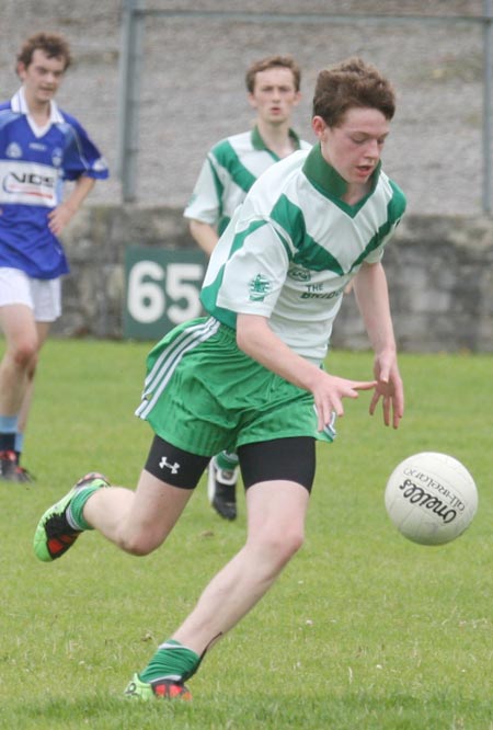 Action from the senior reserve division two match against Fanad Gaels.