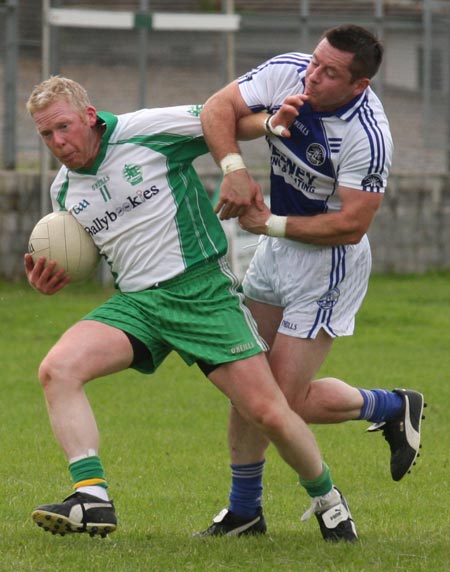 Action from the senior division two match against Fanad Gaels.