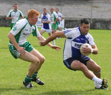 Action from the senior division two match against Fanad Gaels.