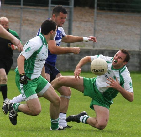 Action from the senior division two match against Fanad Gaels.